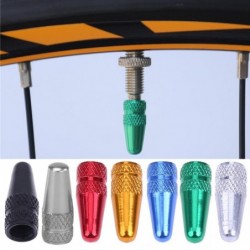 BicicletaBicycle wheel valve - aluminum cap - dust covers - 5 pieces