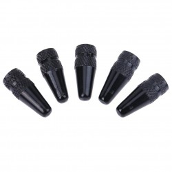 BicicletaBicycle wheel valve - aluminum cap - dust covers - 5 pieces
