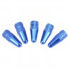 BicicletaBicycle wheel valve - aluminum cap - dust covers - 5 pieces