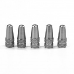 BicicletaBicycle wheel valve - aluminum cap - dust covers - 5 pieces