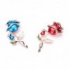 BrochesLuxurious brooch with double crystal rose