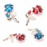 BrochesLuxurious brooch with double crystal rose