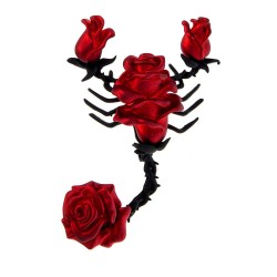 BrochesScorpion shaped brooch with roses