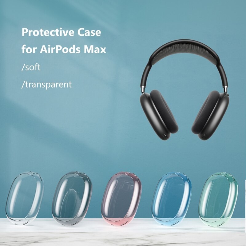 AuricularesTransparent protective cover - for AirPods Max headphones - waterproof