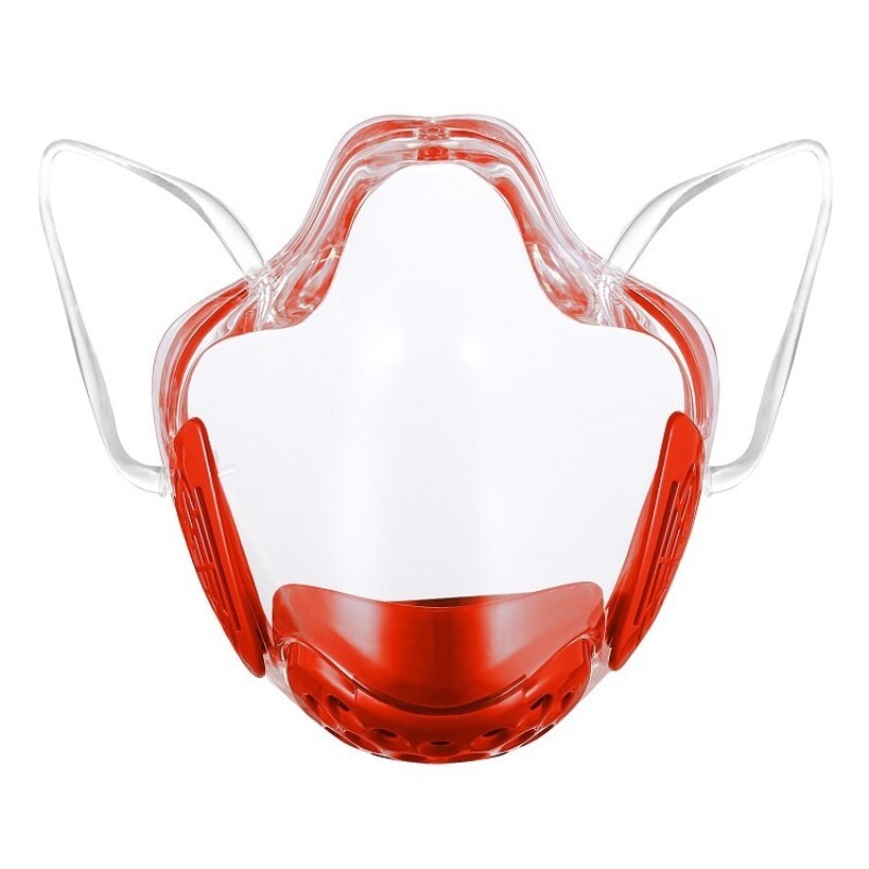 Mascarillas bucalesTransparent protective face mask - plastic shield - with filter