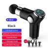 MasajeMini pistola masajeadora - vibrador - relajación muscular - alivio del dolor - pantalla LCD