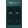 MasajeMini pistola masajeadora - vibrador - relajación muscular - alivio del dolor - pantalla LCD
