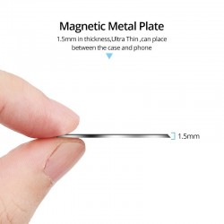 TitularesMetal plate - sticker - for magnetic phone holder - 3M adhesive