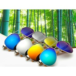 Bamboo & metal - handmade sunglasses - unisexSunglasses
