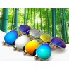 Bamboo & metal - handmade sunglasses - unisexSunglasses