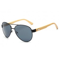 Bamboo & metal - handmade sunglasses - unisexSunglasses