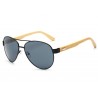 Bamboo & metal - handmade sunglasses - unisexSunglasses