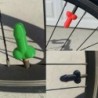 Partes de ruedaUniversal tire valves - luminous - for cars / bicycles / motorcycles - penis shaped - 4 pieces