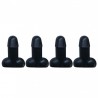 Partes de ruedaUniversal tire valves - luminous - for cars / bicycles / motorcycles - penis shaped - 4 pieces