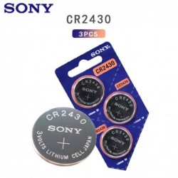 BateríasOriginal Sony button lithium battery - CR2430 - 3V - 3 pieces