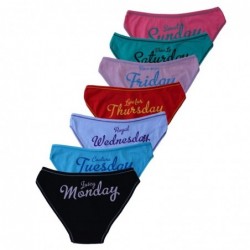 LenceríaSexy cotton panties - every weekday print - 7 pieces