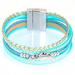 Multilayer bracelet - with crystals / magnetic buckleBracelets