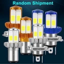 Motorcycle headlight LED bulb - 6000K white - BA20D / H4 - Hi Lo beam - 12V - 1200LMH4