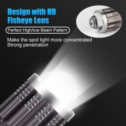 LucesMotorcycle light bulb - H4 / BA20D / P15D - 12V - LED High / Low Beam - 1200LM