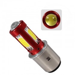 LucesMotorcycle light bulb - LED BA20D H6 - Hi/Lo Beam - 12V-80V