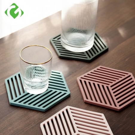 CubiertosSilicone coaster - heat-insulation mat - for tableware