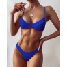 Baño y ropaSexy ribbed bikini set - Brazilian style - with push up