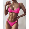 Baño y ropaSexy ribbed bikini set - Brazilian style - with push up