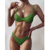 Sexy ribbed bikini set - Brazilian style - with push upBeachwear
