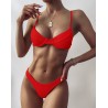 Baño y ropaSexy ribbed bikini set - Brazilian style - with push up