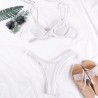 Baño y ropaSexy ribbed bikini set - Brazilian style - with push up