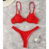 Baño y ropaSexy ribbed bikini set - Brazilian style - with push up