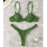 Baño y ropaSexy ribbed bikini set - Brazilian style - with push up