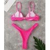 Baño y ropaSexy ribbed bikini set - Brazilian style - with push up