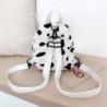 MochilasMini canvas backpack - with zipper - cow milk print
