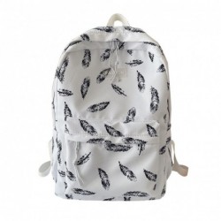 MochilasFashionable backpack - large capacity - with dogs / butterflies / feathers print