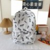 MochilasFashionable backpack - large capacity - with dogs / butterflies / feathers print