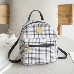 MochilasSmall plaid backpack - shoulder bag