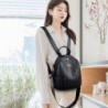 MochilasLuxurious multifunctional backpack - shoulder bag - with rivets - genuine leather