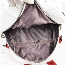 MochilasLuxurious multifunctional backpack - shoulder bag - with rivets - genuine leather