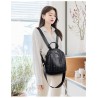 MochilasLuxurious multifunctional backpack - shoulder bag - with rivets - genuine leather