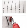 MochilasLuxurious multifunctional backpack - shoulder bag - with rivets - genuine leather