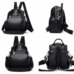 MochilasNew Solid Color Women Multifunction Backpack Designer Simple College Style School Bag for Teenage Girls 2020 Travel S...