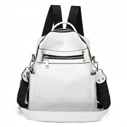 MochilasNew Solid Color Women Multifunction Backpack Designer Simple College Style School Bag for Teenage Girls 2020 Travel S...
