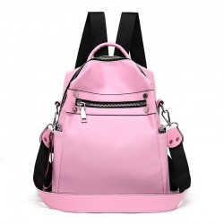 MochilasNew Solid Color Women Multifunction Backpack Designer Simple College Style School Bag for Teenage Girls 2020 Travel S...
