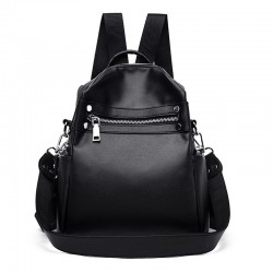 MochilasNew Solid Color Women Multifunction Backpack Designer Simple College Style School Bag for Teenage Girls 2020 Travel S...