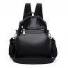 MochilasNew Solid Color Women Multifunction Backpack Designer Simple College Style School Bag for Teenage Girls 2020 Travel S...