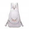 MochilasHigh Quality Backpack for Women 2020 New White Leather Backpack School Bag for Teenage Girls Female Travel Backpack M...