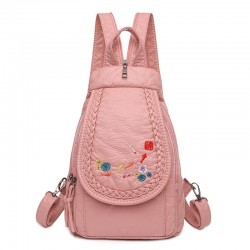 MochilasHigh Quality Backpack for Women 2020 New White Leather Backpack School Bag for Teenage Girls Female Travel Backpack M...