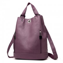 Mochilas2020 Women Leather Backpacks Multifunction Women Vintage Shoulder Bag Ladies Rucksack large capacity Travel Bag Sac a...