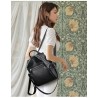 MochilasNew Solid Color Women Multifunction Backpack Designer Simple College Style School Bag for Teenage Girls 2020 Travel S...